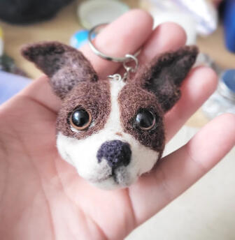 Head keychain
